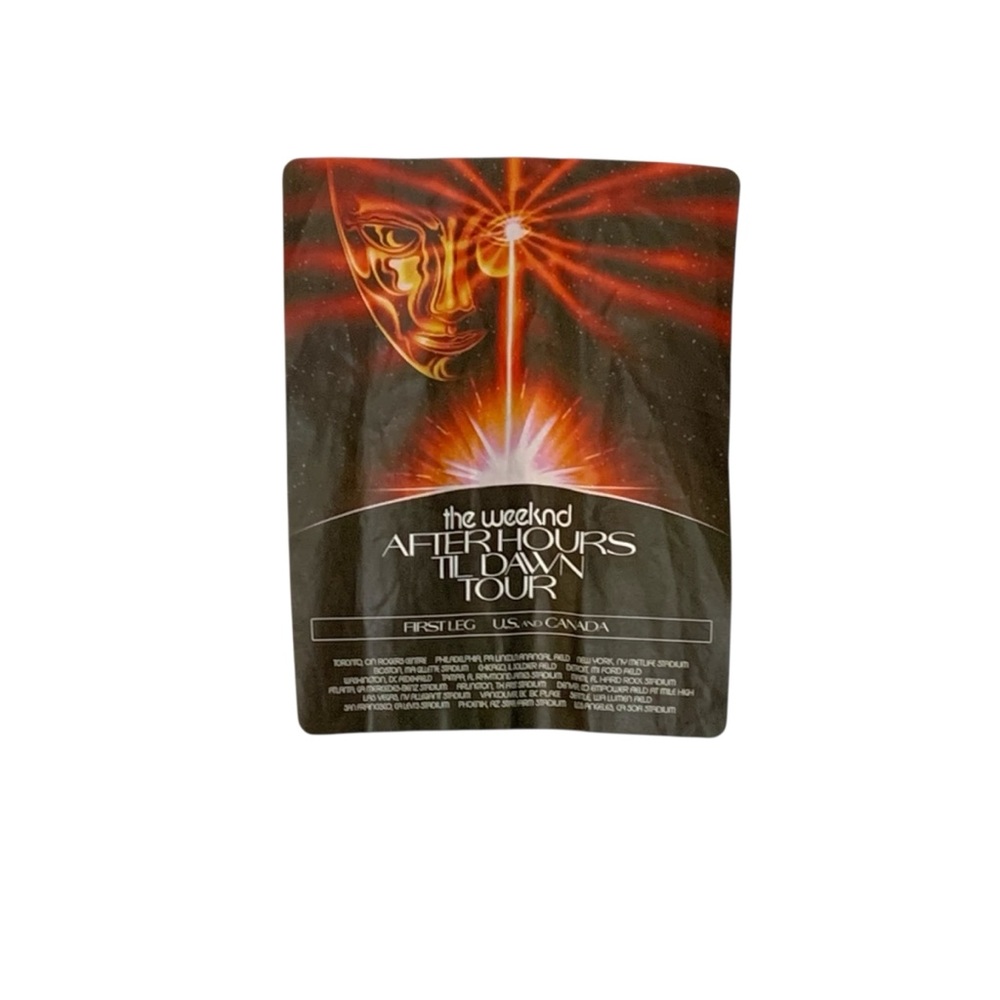 the weekend After Hours Til Dawn Tour 2022 Graphic Band Cotton Black T-Shirt - Picture 3 of 7